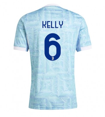 Juventus Lloyd Kelly #6 Replik Auswärtstrikot 2025-26 Kurzarm